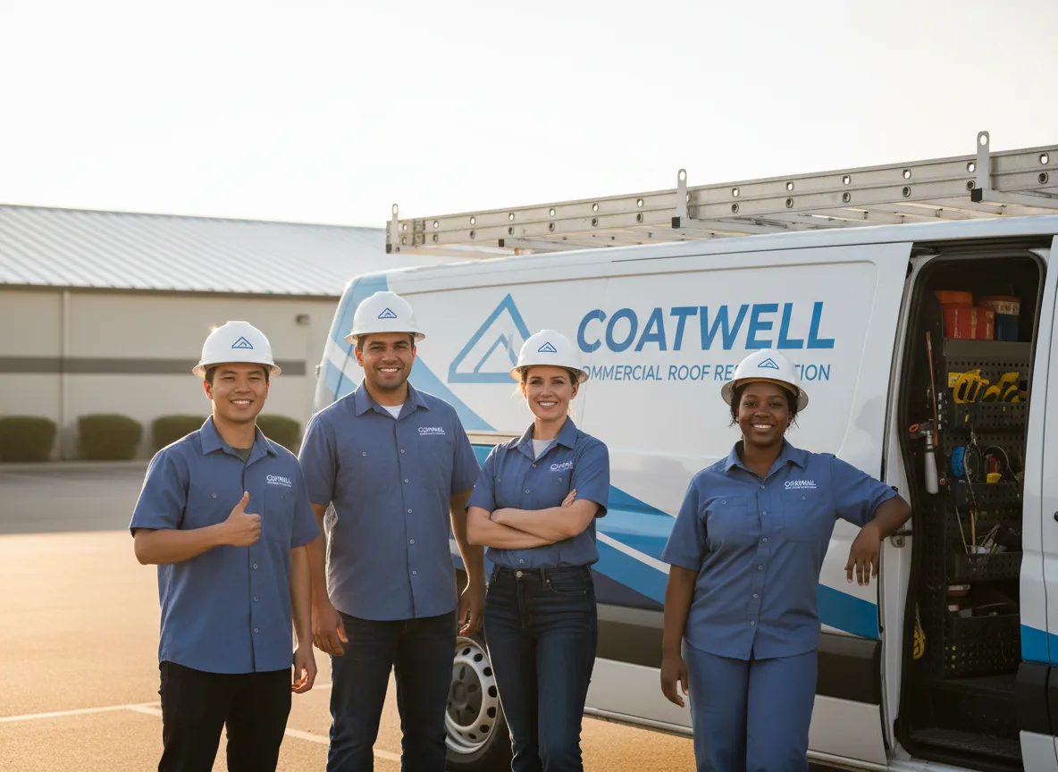 Commercial roof coating company in Babcock, WI